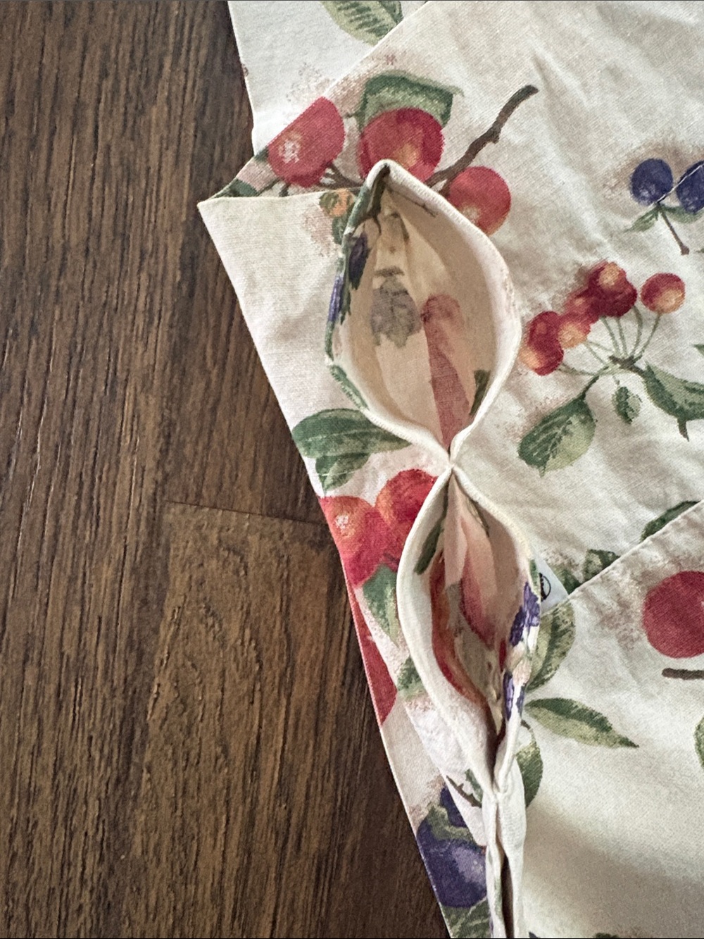 Longaberger Orchard Fruit Medley Window Valance 74”x 17” Cotton - Picture 3 of 6